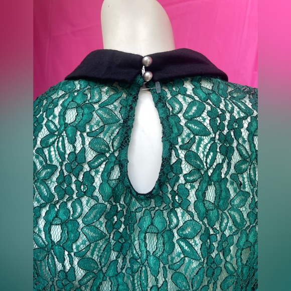 NWT Crochet see true green top with cap sleeves size XL - Picture 7 of 15